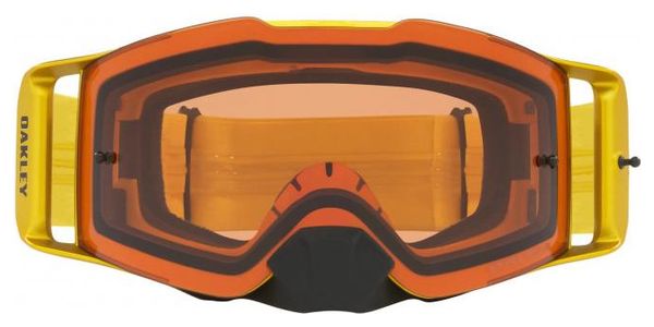 Oakley Front Line MX Motorcycle Mask Yellow Prizm MX Bronze Ref. OO7087-66