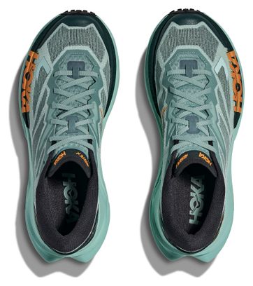 Scarpe da trail Hoka Mafate X verde da uomo
