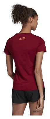 T-Shirt Femme adidas Five Ten Rouge