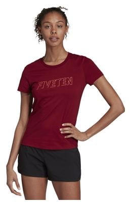 T-Shirt Femme adidas Five Ten Rouge