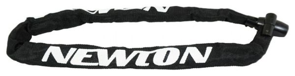 ANTIVOL VELO CHAINE A CLE NEWTON NOIR DIAM 6mm L 75cm