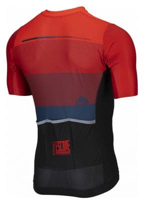 Kenny Escape gravel short sleeve jersey Red
