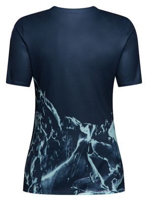 Fox Ranger Image Print Blue Women's Short Sleeve Jersey