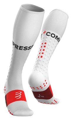 Calcetines Compressport Full Socks Run White
