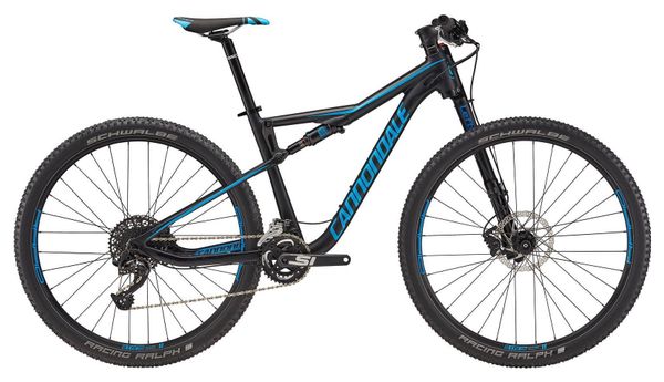 Cannondale Scalpel Si 5 29 Full Suspension Mountain Bike Sram GX 2x11V Black Blue 2018 Alltricks