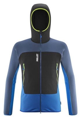 Millet Fusion Grid <p> <strong>Hooded</strong></p>Fleece Blau