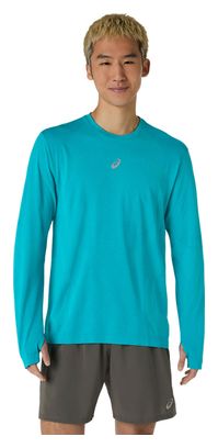 Men's Asics Road Seamless Blue Running T-Shirt