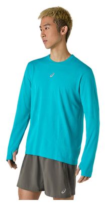 Men's Asics Road Seamless Blue Running T-Shirt