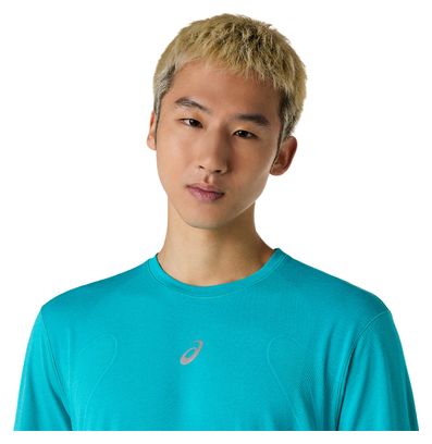 Men's Asics Road Seamless Blue Running T-Shirt