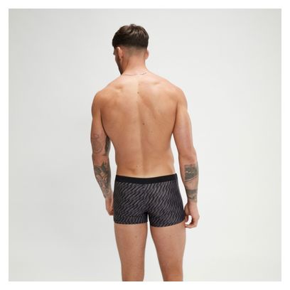 Speedo Valmilton Lines Zwempak Zwart / Grijs