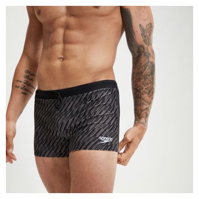 Speedo Valmilton Lines Zwempak Zwart / Grijs