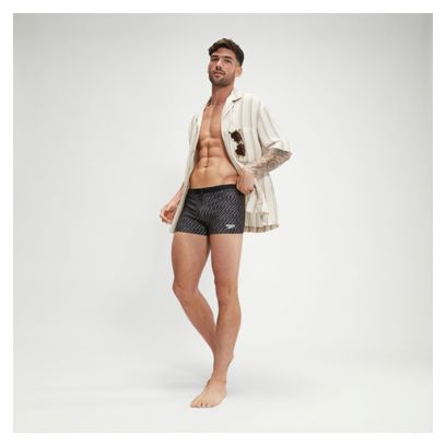 Speedo Valmilton Lines Zwempak Zwart / Grijs