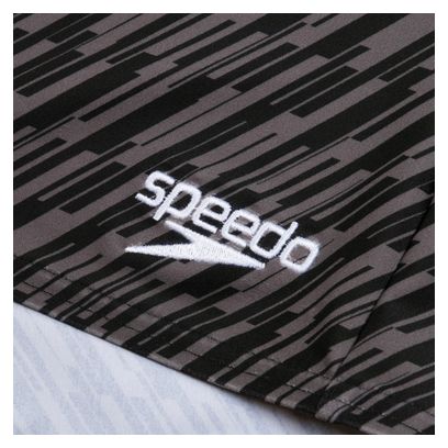 Speedo Valmilton Lines Zwempak Zwart / Grijs
