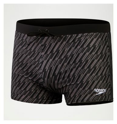 Speedo Valmilton Lines Zwempak Zwart / Grijs