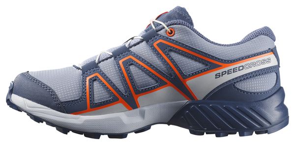 Salomon Speedcross Trail-Schuhe Blau/Orange für Kinder