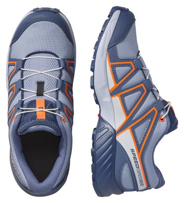 Salomon Speedcross Trail-Schuhe Blau/Orange für Kinder