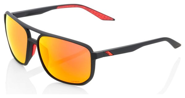 Gafas de sol 100% Konnor Soft Tact Black / Hiper Red Lens