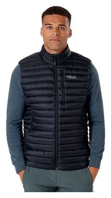 Chaqueta de plumón sin mangas Rab Microlight negro hombre