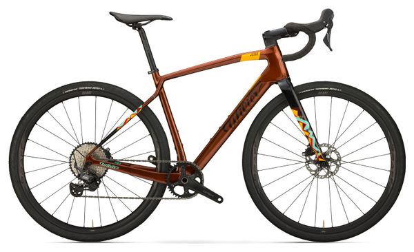 Wilier Triestina Jena Gravel Bike Shimano GRX 12S 700 mm Patterned Bronze 2024