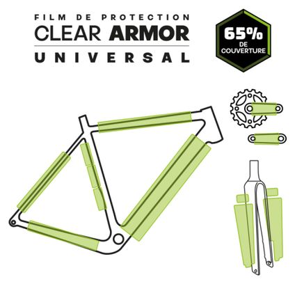 RAD x Monkey's Universal Full Gravel Frame Protection Kit