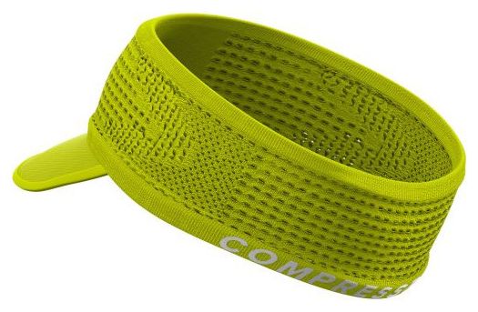 Bandeau Compressport Spiderweb Headband On/Off Jaune Unisex