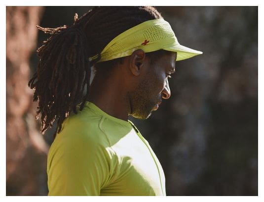 Bandeau Compressport Spiderweb Headband On/Off Jaune Unisex