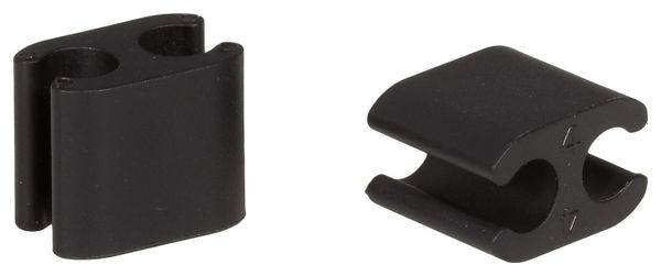 Boite de 10 Clips Duo Elvedes Noir 4.1 mm et 5.0 mm