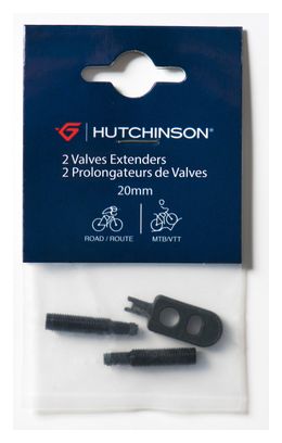 Paire de Prolongateurs de Valves Hutchinson Presta 20 mm