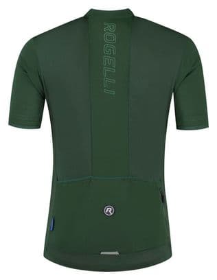 Maillot Manches Courtes Rogelli Essential Vert Homme