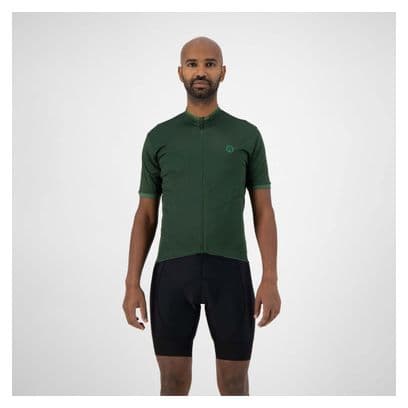 Maillot Manches Courtes Rogelli Essential Vert Homme