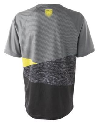 Maillot Manches Courtes Yeti Alder Magnet Abstract / Gris / Jaune