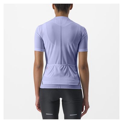 Damen Kurzarmtrikot Castelli Anima 4 Violett