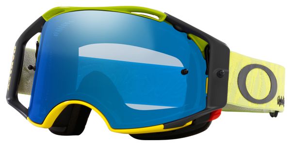 Oakley Airbrake MTB Goggle Troy Lee Design Revel Yellow Black Ice Iridium Ref OO7107 19 Alltricks