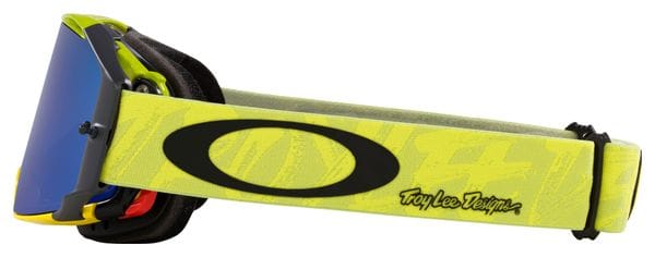 Oakley Airbrake MTB Goggle Troy Lee Design Revel Yellow / Black Ice Iridium / Ref : OO7107-19