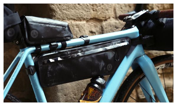 Bolsa para cuadro Agu Top-Tube Venture Extreme Impermeable 0,7L Negra