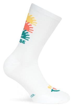 Chaussettes Pacific and CO Wake Up Tree Blanc