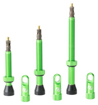 Pair of Syncros Presta Tubeless Valves Green