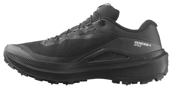 Salomon Genesis 2 GTX Spike Trail Running Shoes, Black, Unisex