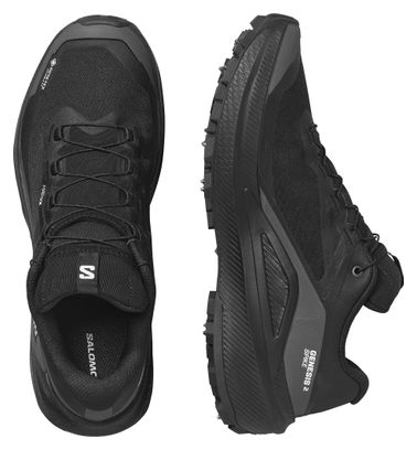 Salomon Genesis 2 GTX Spike Trail Running Shoes, Black, Unisex