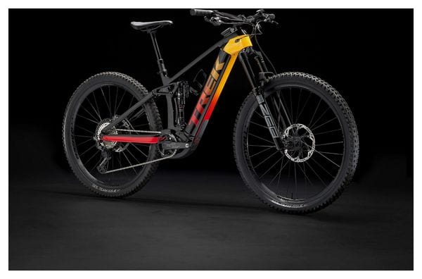 Producto renovado - Trek Rail 9.8 XT Shimano XT 12V 750 Wh 29'' Negro / Rojo Fade 2022 Bicicleta eléctrica de montaña con suspensión total