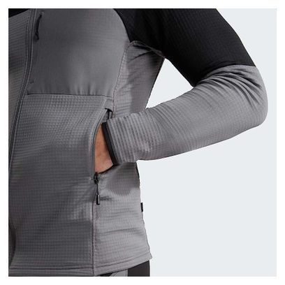 Sudadera con capucha The North Face Stormgap Power Grid, gris, para hombre