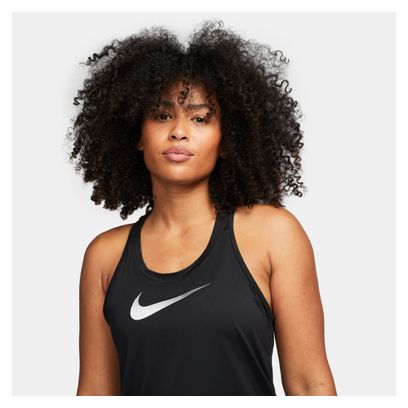 Camiseta de tirantes Nike Dri-Fit Swoosh para mujer Negra