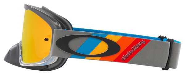 Oakley O-Frame 2.0 PRO MX Troy Lee Design Grey Stripes / Fire Iridium / OO7115-49