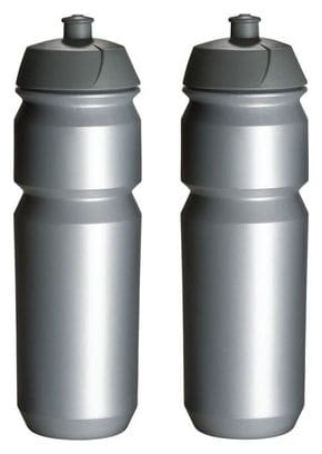 2x Bidons 750 ml - Argent