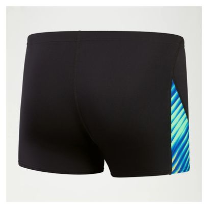 Speedo Allover Digital Zwempak Zwart / Blauw