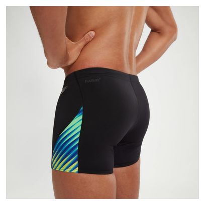 Speedo Allover Digital Zwempak Zwart / Blauw