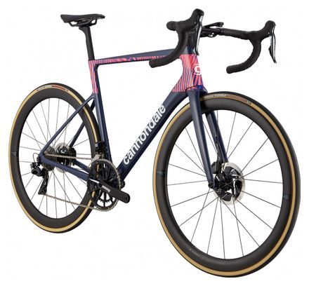 Vélo de Route Cannondale SuperSix EVO Hi-MOD Disc Dura-Ace Di2 Shimano Dura-Ace Di2 11V 700 mm Bleu Rose Team Replica