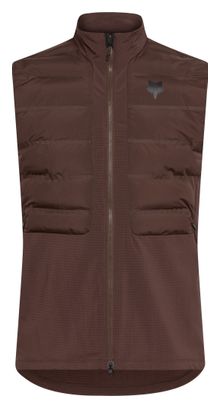 Giacca Fox Flexair Fire Brown senza maniche