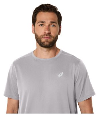 Asics Core Short Sleeve Shirt, Gray, Men's