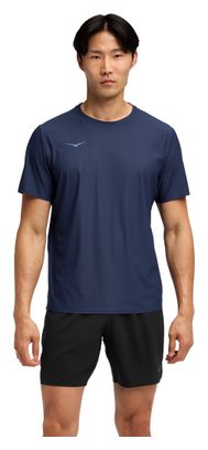 Hoka Airolite 2.0 Short Sleeve Shirt Blue Men's